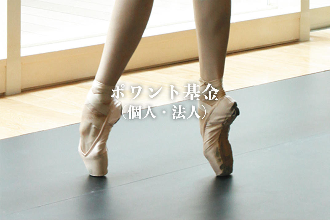 東京バレエ団の女性ダンサーにポワントシューズを安定的に支給するために活用させて頂きます。
